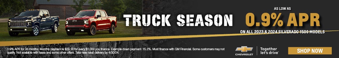 Truck Season 0.9% APR